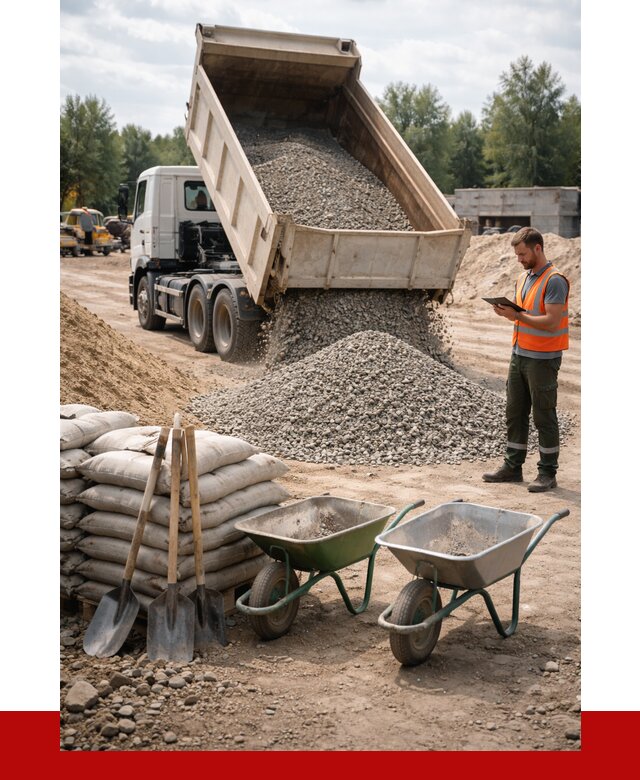 Доставка нерудных материалов в Калининграде от 1214 руб. | ПРОНЕРУДКлн