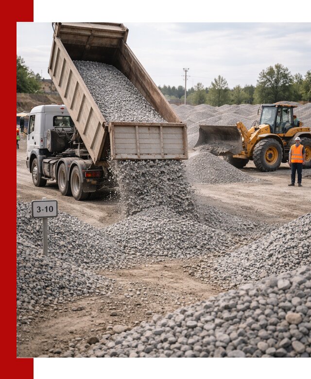 Гранитный щебень фракции 3–10: доставка и продажа в Калининграде