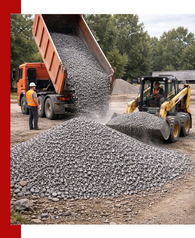Купить гранитный щебень фракции 5–10 в Калининграде с доставкой