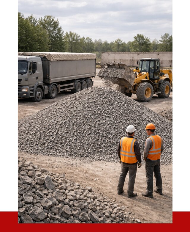 Гранитный щебень фракция 5-20 в Калининграде от 4250 руб | ПРОНЕРУДКлн