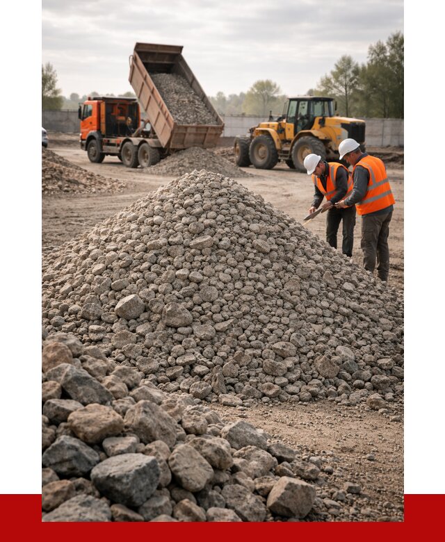 Гранитный щебень фракция 40-70 в Калининграде от 2530 руб ПРОНЕРУДКлн