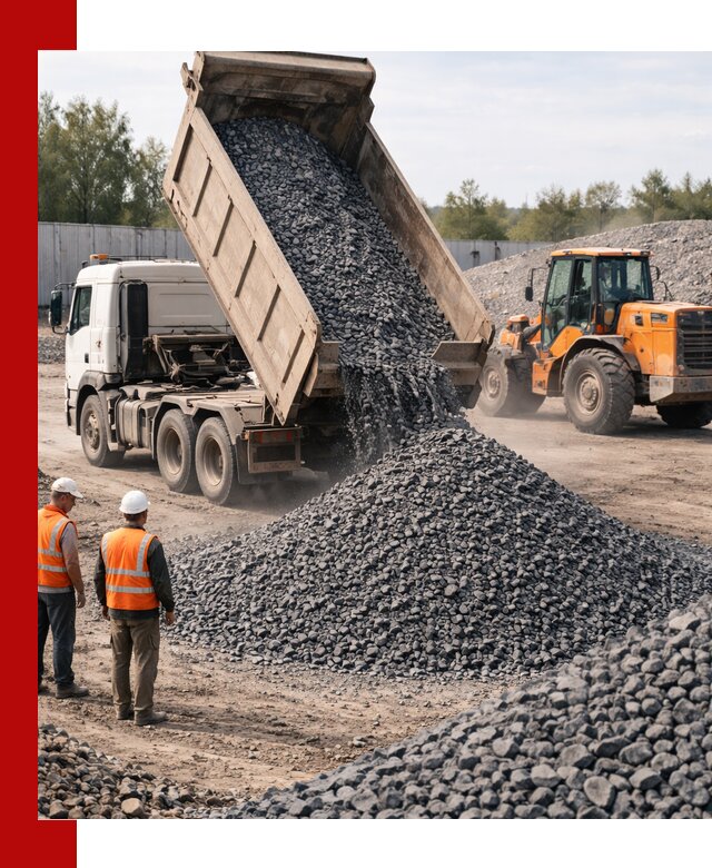 Доставка и продажа щебня габбро-диабаза в Калининграде