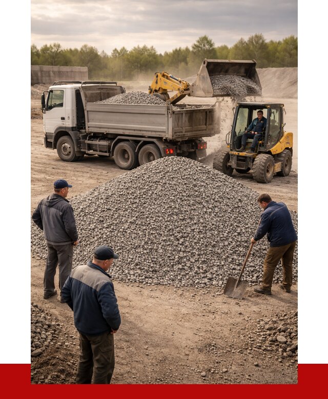Гравийный щебень фракция 5-20 в Калининграде от 2428 р. ПРОНЕРУДКлн