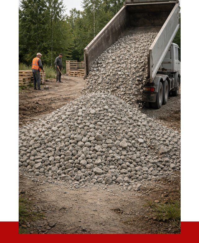 гравийный щебень фракция 70-120 в Калининграде от 2479 р. ПРОНЕРУДКлн