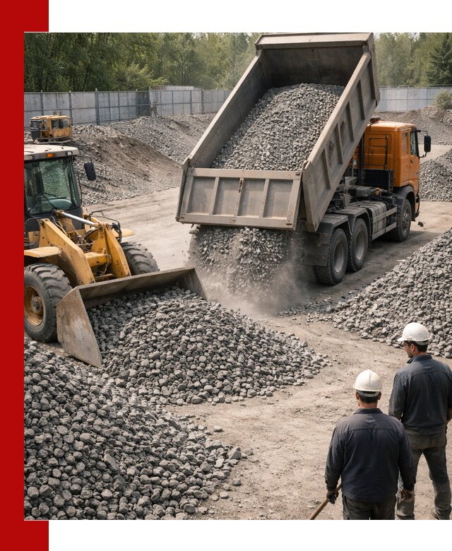 Шлаковый щебень фракция 20-40 доставка и продажа в Калининграде