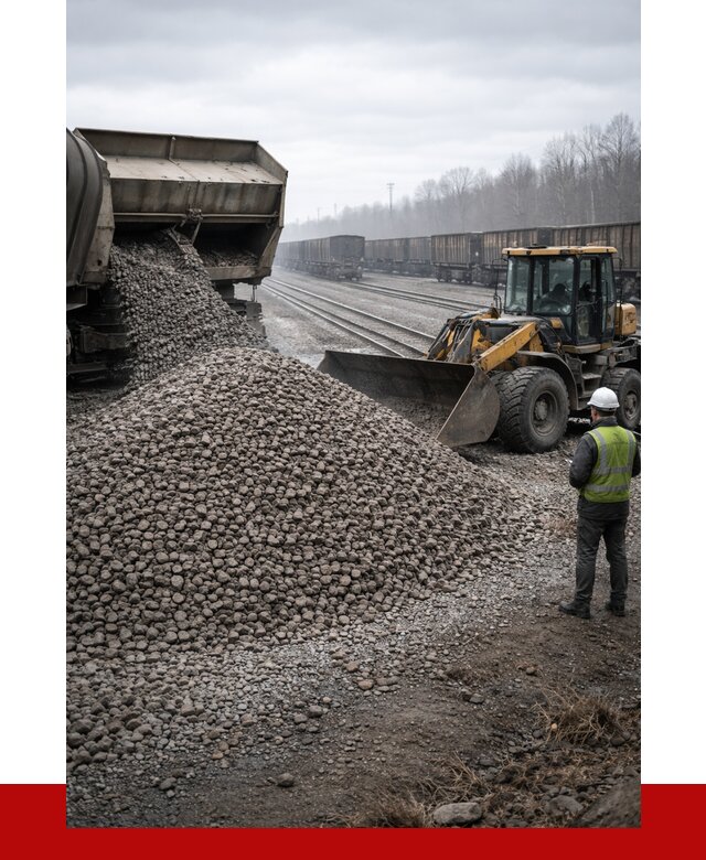 Купить железнодорожный щебень в Калининграде от 2833 р. | ПРОНЕРУДКлн