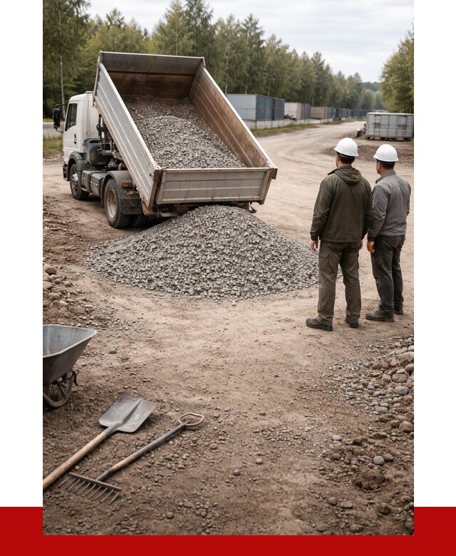 Бетонный щебень фракция 5-20 в Калининграде от 3238 р., ПРОНЕРУДКлн