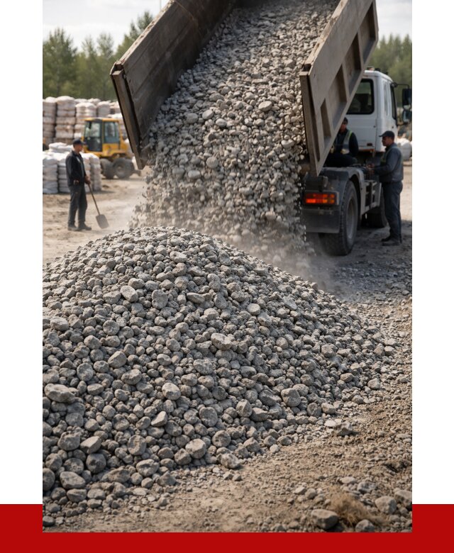 Бетонный щебень фракция 40-70 в Калининграде от 1821 р. ПРОНЕРУДКлн