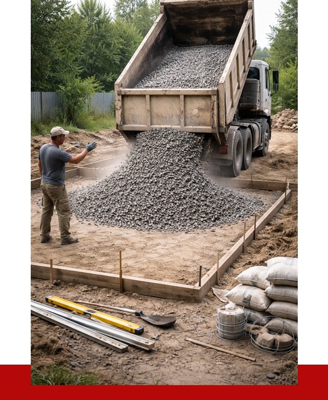 Купить щебень для фундамента в Калининграде от 4553 р. | ПРОНЕРУДКлн