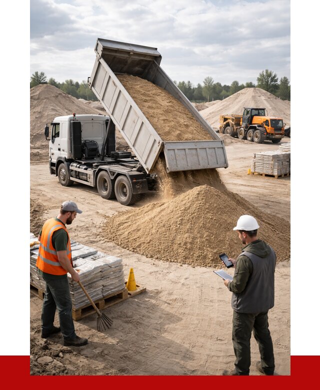 Карьерный песок с доставкой в Калининграде от 3642 р. ПРОНЕРУДКлн