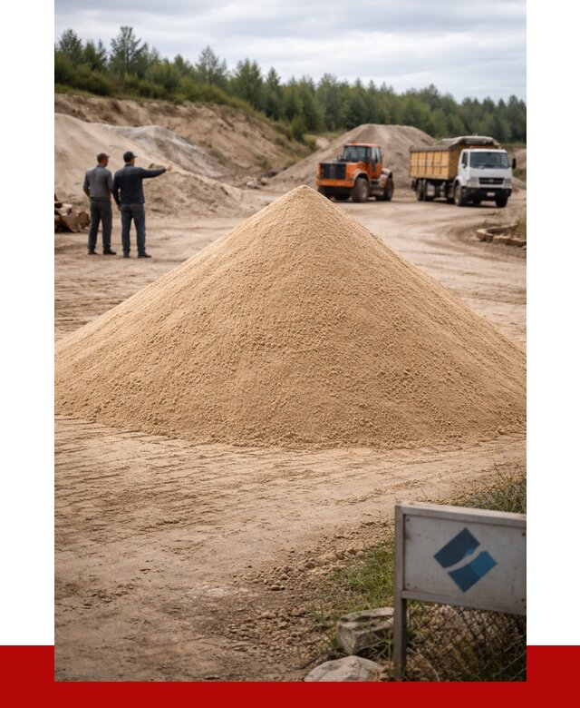 Карьерный песок навалом в Калининграде от 1821 р. | ПРОНЕРУДКлн