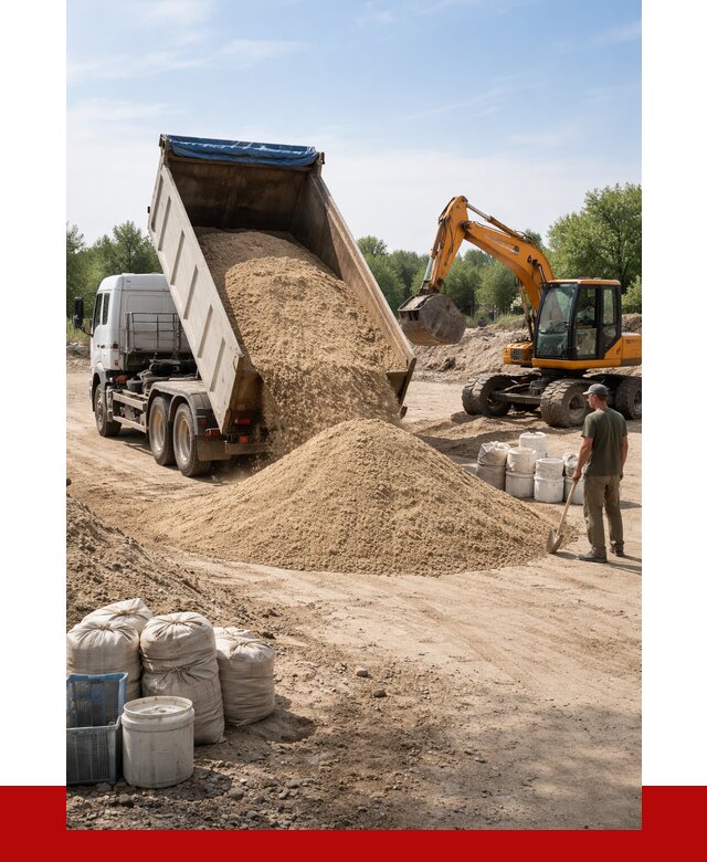 Купить речной песок в Калининграде от 1214 р. за куб | ПРОНЕРУДКлн