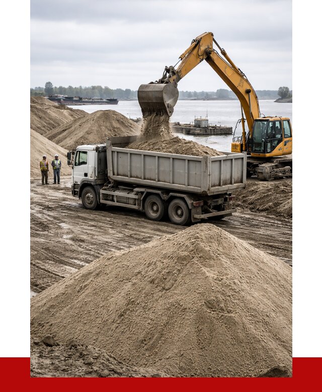 Купить речной песок навалом в Калининграде от 1821 р., ПРОНЕРУДКлн