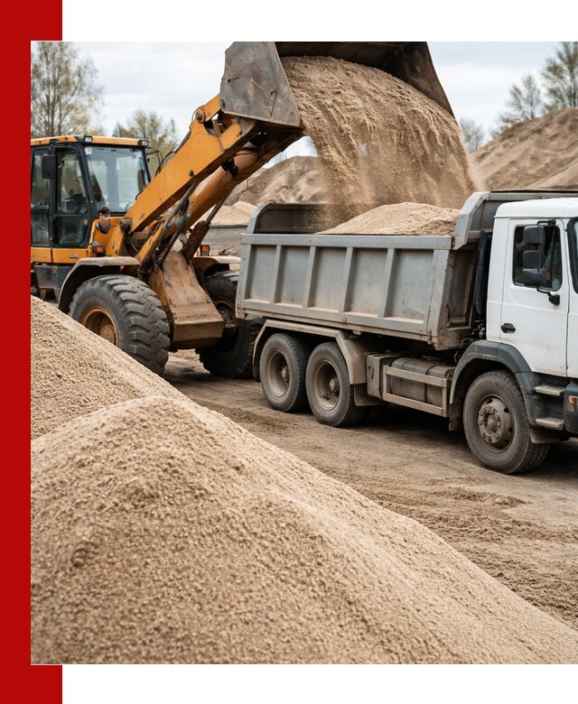 Доставка сеяного песка в Калининграде оптом и в розницу