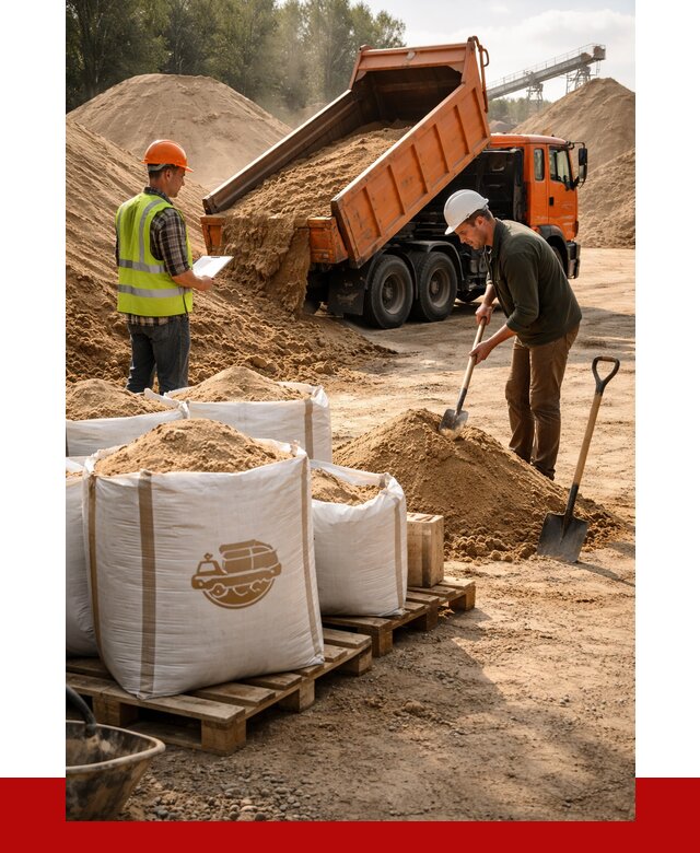 Строительный песок в Калининграде от 2226 р. с доставкой, ПРОНЕРУДКлн