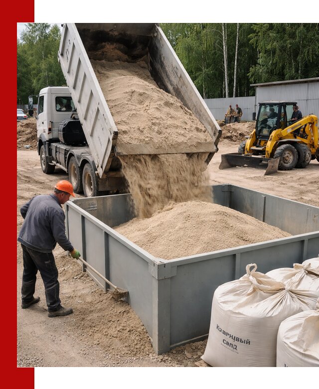 Кварцевый песок для фильтра в Калининграде — доставка и качество