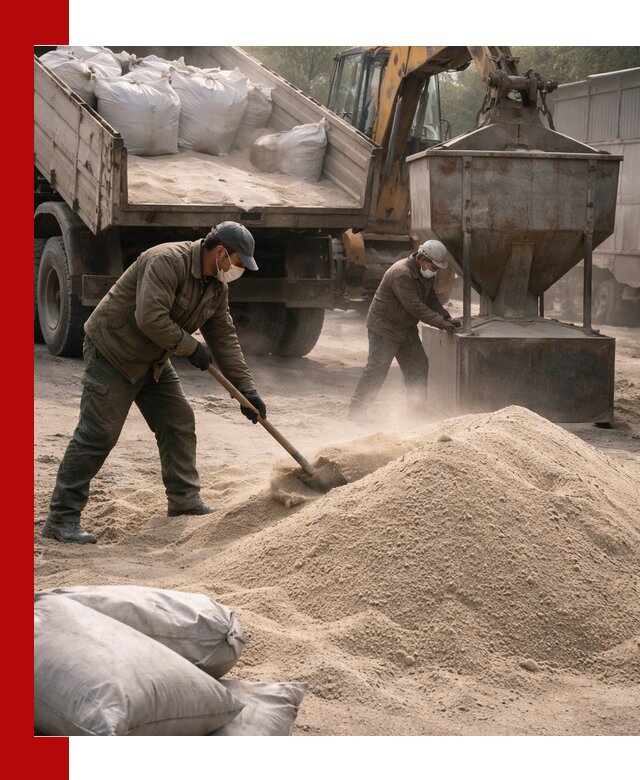 Кварцевый песок для пескоструя в Калининграде — доставка и качество