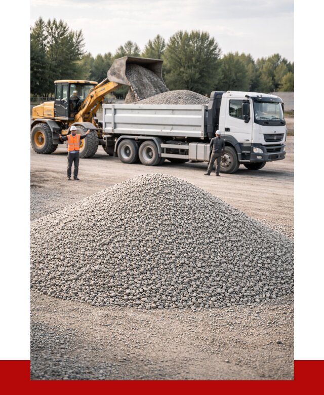 Купить мытый гравий в Калининграде от 3541 р, доставка ПРОНЕРУДКлн
