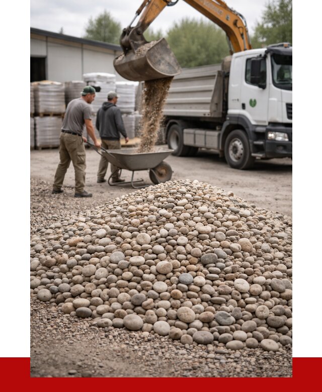 Галька декоративная в Калининграде от 3238 р. за куб | ПРОНЕРУДКлн