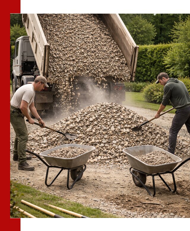 Доставка и продажа декоративной гальки в Калининграде