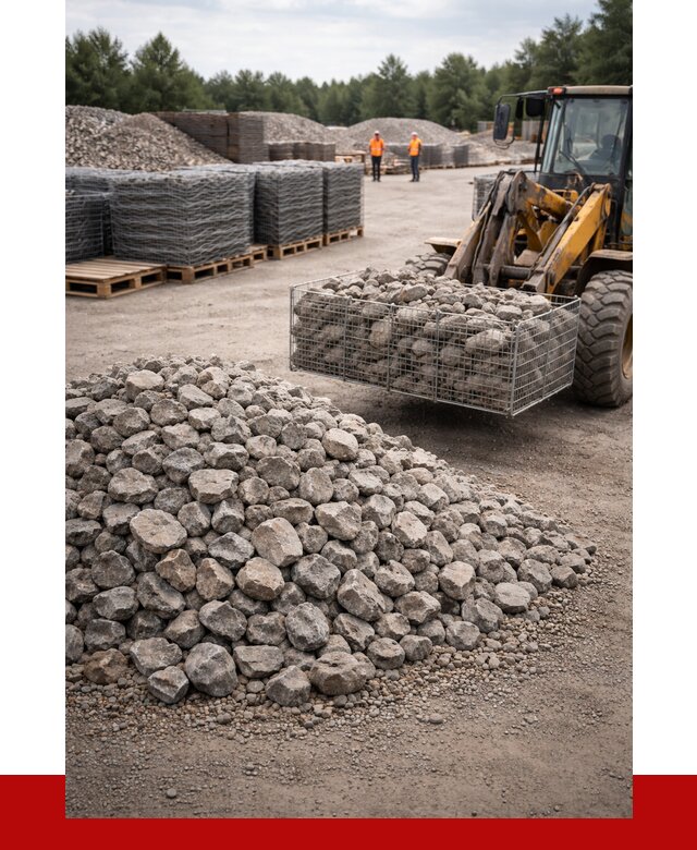 Камень для габионов фракция 70-150 в Калининграде от 4250 р. | ПРОНЕРУДКлн