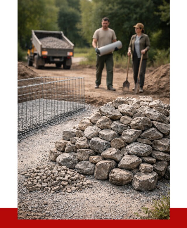 Камень для габионов фракция 100-200 в Калининграде от 4857 р. | ПРОНЕРУДКлн