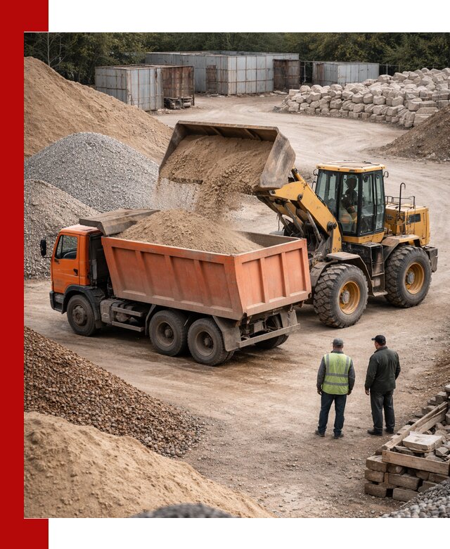 Доставка сыпучих смесей и смесей для стройки в Калининграде