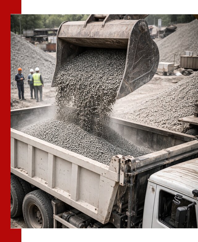 Отсев и крошка для строительства и дорожных работ в Калининграде