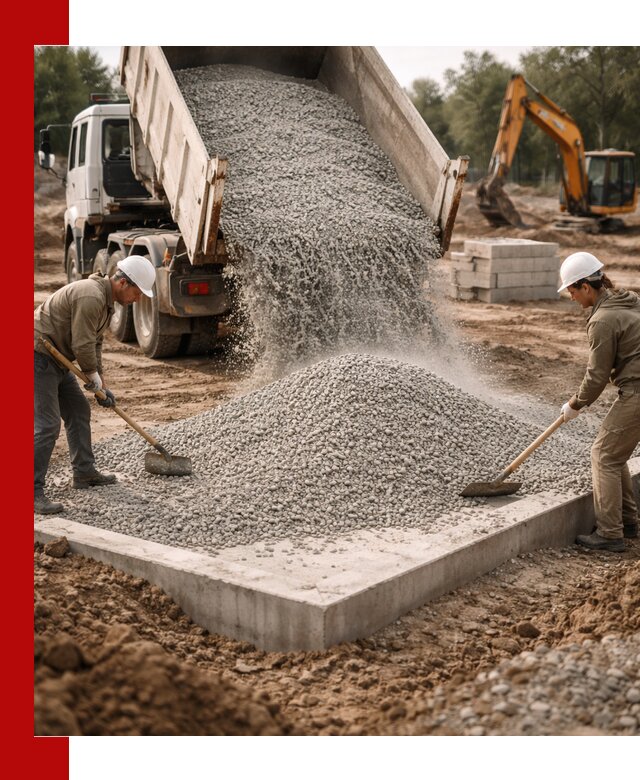 Доставка и продажа отсева для бетона в Калининграде