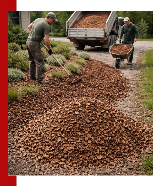 Крошка для мульчирования с доставкой в Калининграде