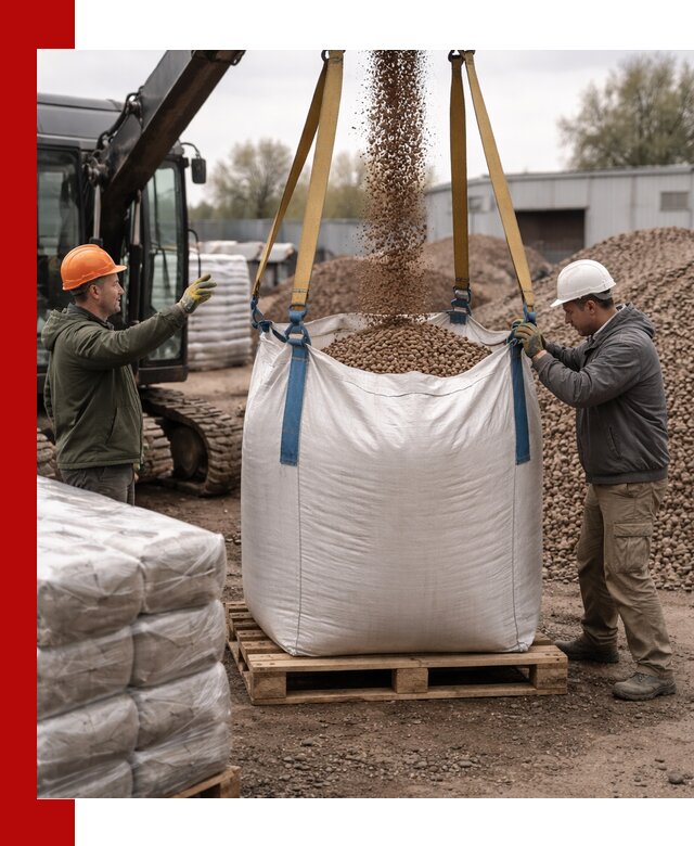 Керамзит в биг-бегах с доставкой в Калининграде