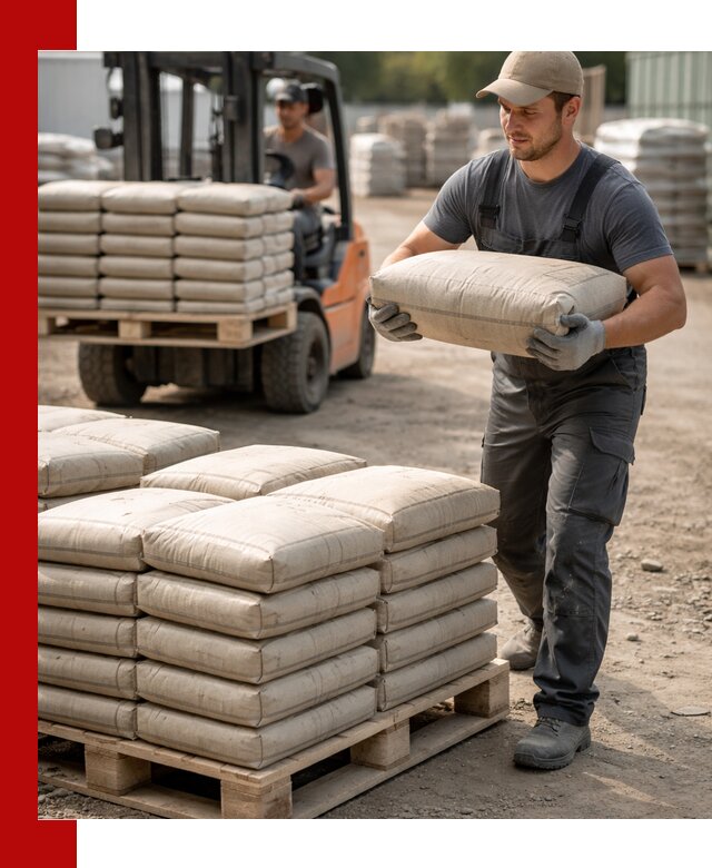 Доставка цемента в мешках оптом и в розницу в Калининграде