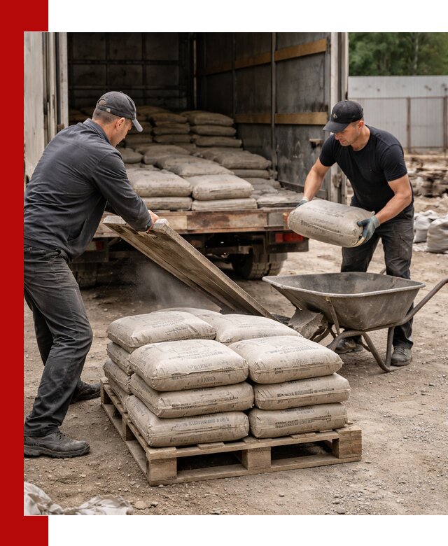 Пескобетон М300 с доставкой в Калининграде по выгодной цене