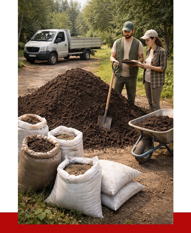 Купить грунт с доставкой в Калининграде от 4553 р. за м3 | ПРОНЕРУДКлн