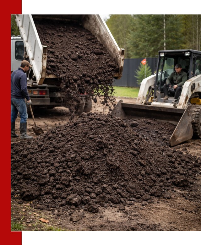 Плодородный грунт с доставкой в Калининграде для садов и огородов