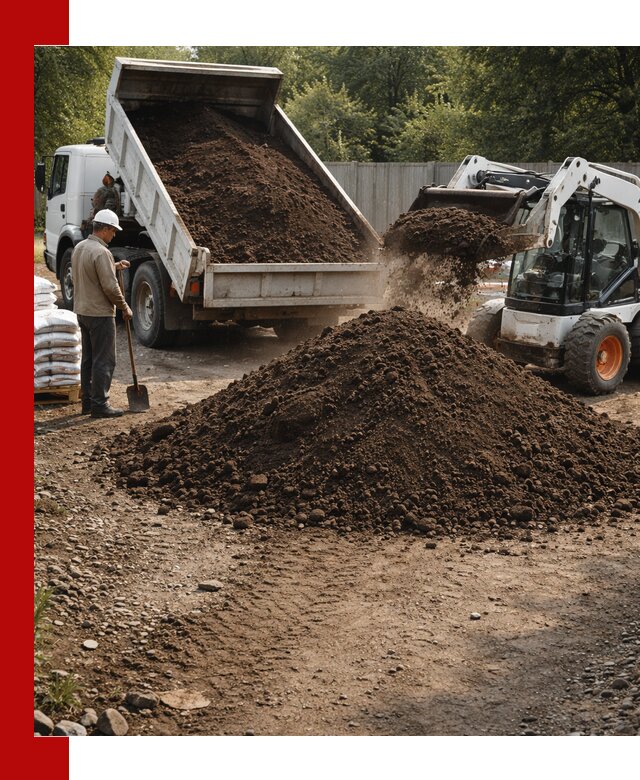 Доставка растительного грунта в Калининграде от производителя оптом и в розницу
