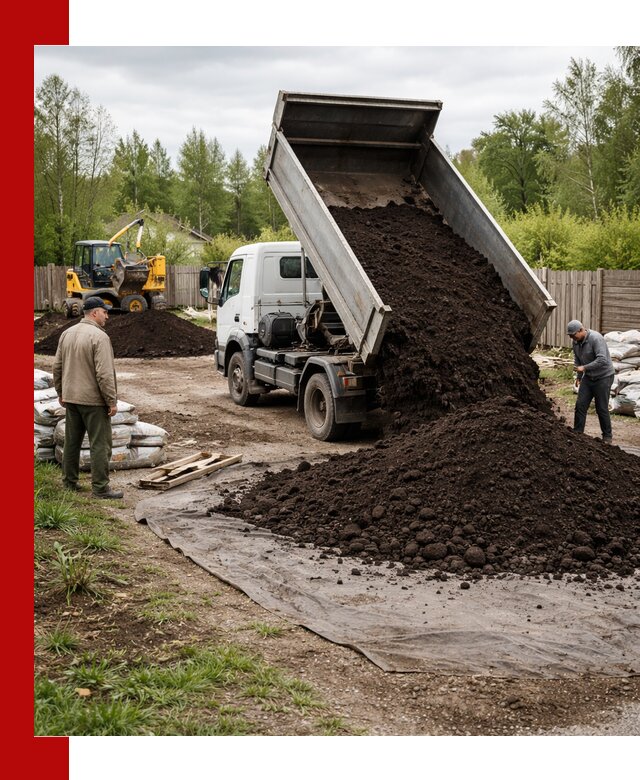 Доставка качественного почвогрунта в Калининграде оптом и в розницу