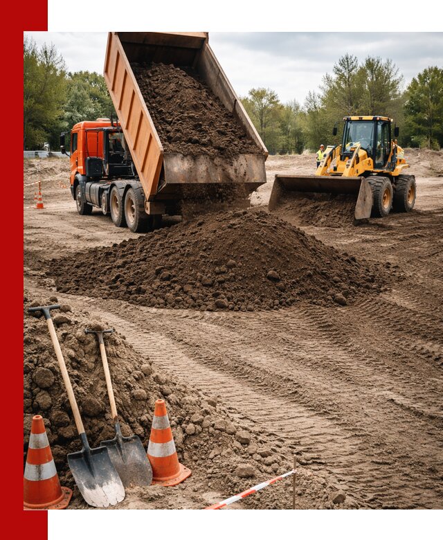 Поставка и доставка планировочного грунта в Калининграде