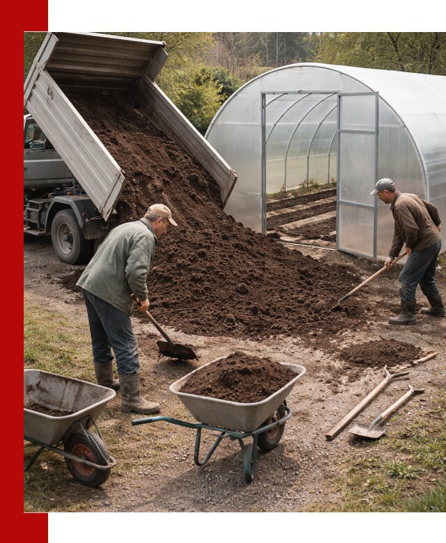 Грунт для теплицы с доставкой в Калининграде — плодородный субстрат под растения