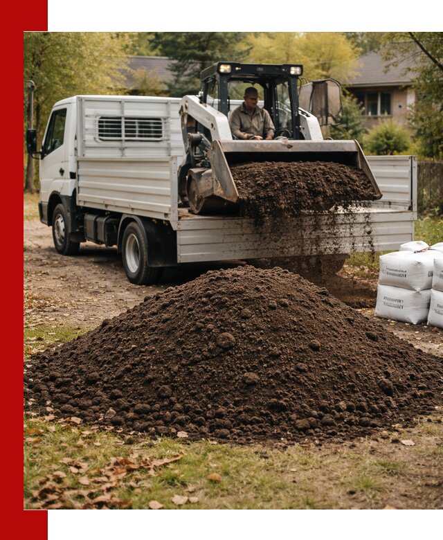 Доставка садовой земли в больших объёмах в Калининграде