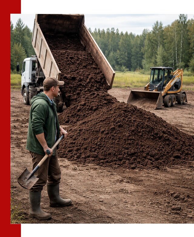 Купить верховой торф с доставкой в Калининграде для садоводства и растений