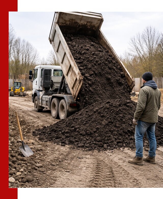 Доставка чернозема навалом в Калининграде быстро и выгодно