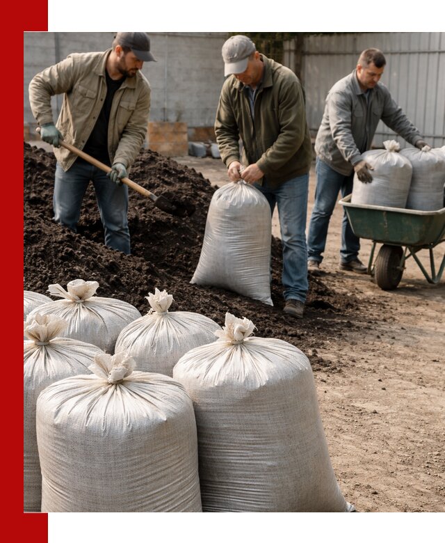 Купить чернозем в мешках с доставкой в Калининграде