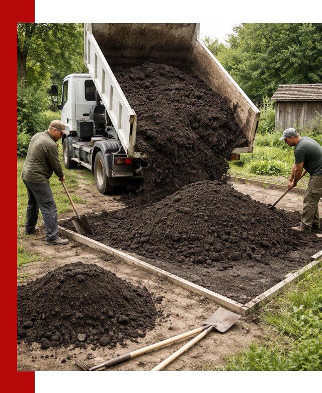 Купить чистый чернозем для огорода с доставкой в Калининграде