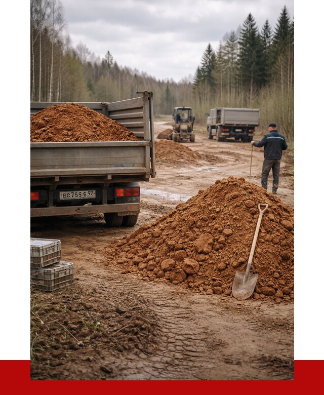 Глина и суглинки в Калининграде от 4553 р. за куб | ПРОНЕРУДКлн