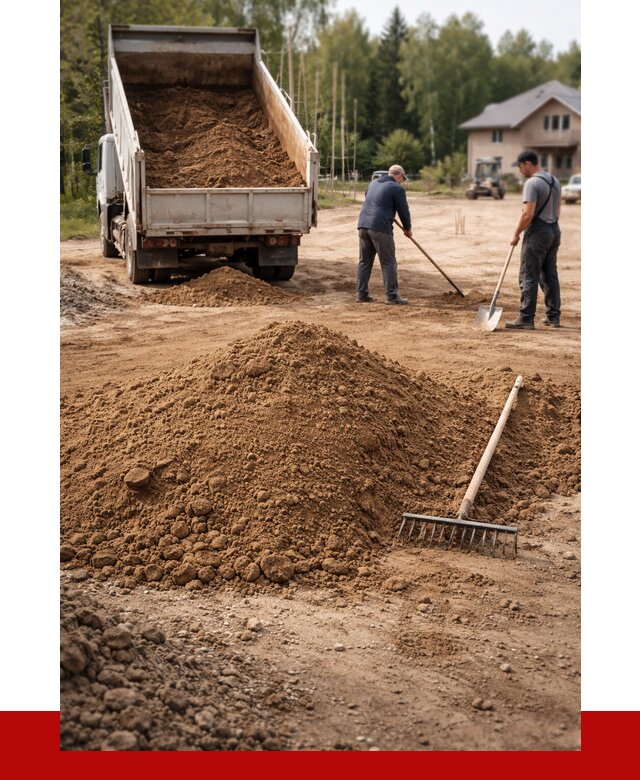 Суглинок для планировки в Калининграде с доставкой от 4250 р. | ПРОНЕРУДКлн
