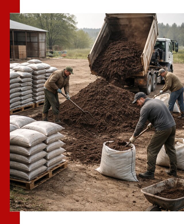 Доставка компоста оптом и в розницу в Калининграде