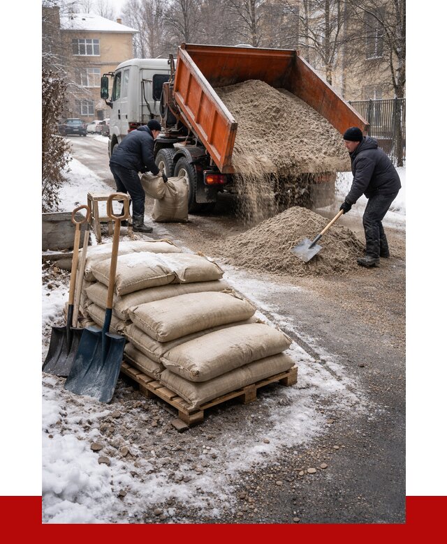Противогололедные материалы оптом в Калининграде от 4250 р. | ПРОНЕРУДКлн