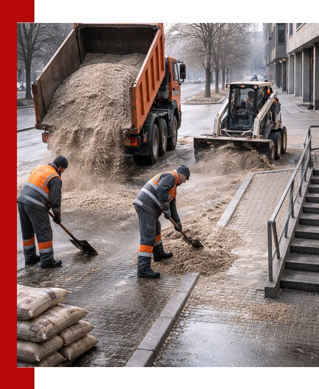 Поставка противогололедных материалов в Калининграде