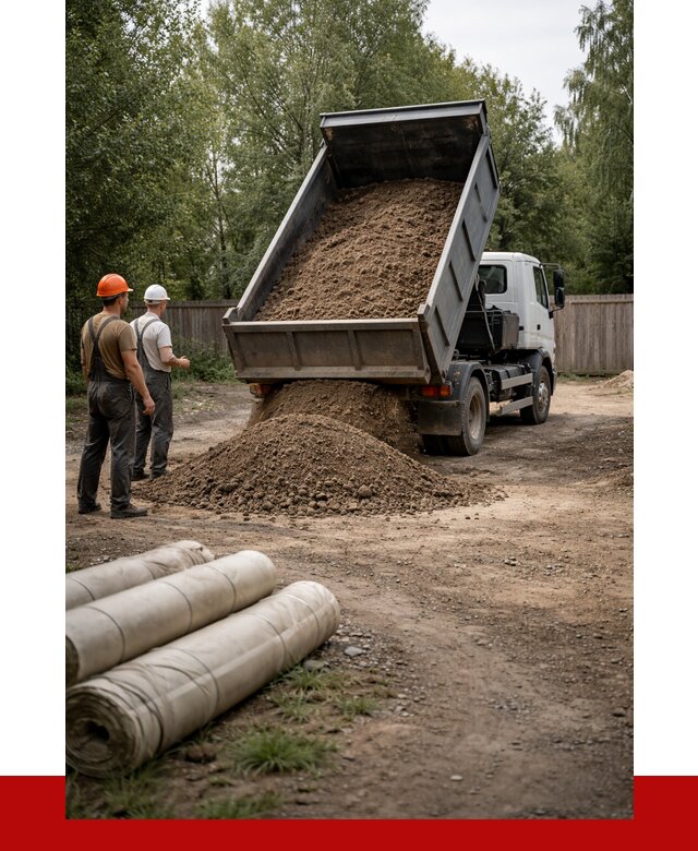 Доставка сыпучих материалов самосвалом в [cvi] от 4250 р. | ПРОНЕРУДКлн